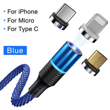 Load image into Gallery viewer, Cafele Newest LED QC3.0 Magnetic USB Cable for iPhone