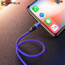 Load image into Gallery viewer, Cafele Newest LED QC3.0 Magnetic USB Cable for iPhone