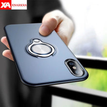 Load image into Gallery viewer, Magnetic case with finger ring for iPhone