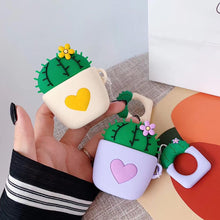 Load image into Gallery viewer, GT Potted Cactus Wireless Bluetooth Earphone Case