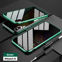 Load image into Gallery viewer, Anti-peep Magnetic Adsorption Metal Phone Case For iPhone
