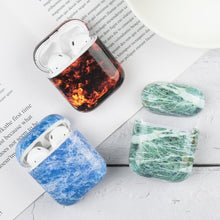 Load image into Gallery viewer, Soft Silicone Cover For Airpods Case Wireless Bluetooth Earphone Case For Apple Airpods 2 1 for Airpod Marble Pattern Shell Box
