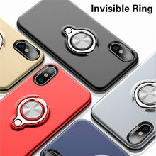 Load image into Gallery viewer, Magnetic case with finger ring for iPhone
