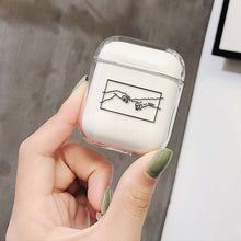 Load image into Gallery viewer, Clear Case For Airpods Art Transparent Case For AirPods 1/2 Case Hard PC Protective Cover Wireless Earphone Case
