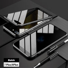 Load image into Gallery viewer, Anti-peep Magnetic Adsorption Metal Phone Case For iPhone
