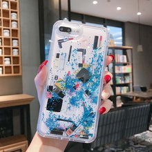 Load image into Gallery viewer, Cosmetic Makeups Lipstick Perfume Quicksand Case For iPhone
