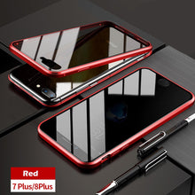 Load image into Gallery viewer, Anti-peep Magnetic Adsorption Metal Phone Case For iPhone
