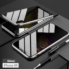 Load image into Gallery viewer, Anti-peep Magnetic Adsorption Metal Phone Case For iPhone
