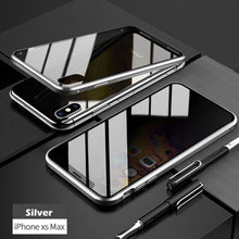 Load image into Gallery viewer, Anti-peep Magnetic Adsorption Metal Phone Case For iPhone
