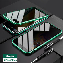 Load image into Gallery viewer, Anti-peep Magnetic Adsorption Metal Phone Case For iPhone
