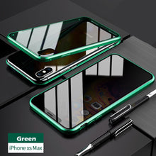 Load image into Gallery viewer, Anti-peep Magnetic Adsorption Metal Phone Case For iPhone
