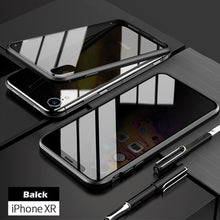 Load image into Gallery viewer, Anti-peep Magnetic Adsorption Metal Phone Case For iPhone
