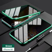 Load image into Gallery viewer, Anti-peep Magnetic Adsorption Metal Phone Case For iPhone
