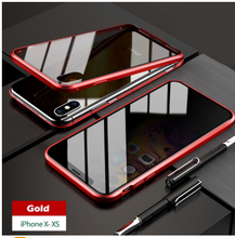 Load image into Gallery viewer, Anti-peep Magnetic Adsorption Metal Phone Case For iPhone
